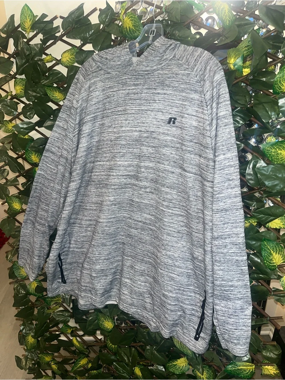 Russell Athletic Men's Heather Gray Performance Hoodie Size 3x